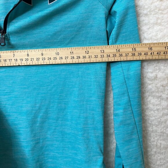 Under Armour Youth HeatGear 1/4 Zip Pullover Loose Fit Long Sleeve Top YSM Polye - Picture 8 of 8